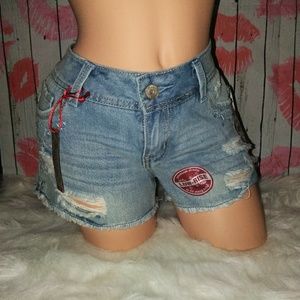 Amethyst Jeans Low Rise Shorts